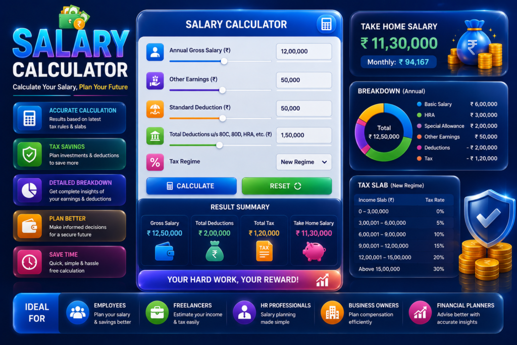 Salary Calculator India 2026